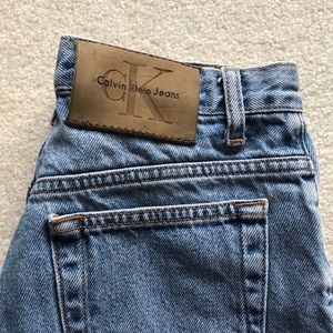 Calivin Klein high waisted jean shorts